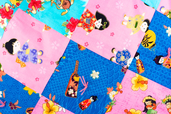 Quilt Detail: Japanese