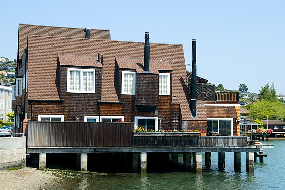 Tiburon House on PIlings