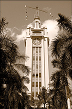 Aloha Tower Sepia